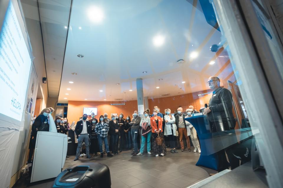 Soirée d'inauguration à l'hôpital de Nivelles